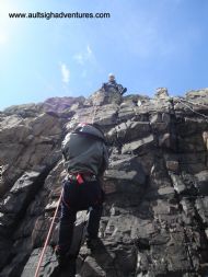 Climbing on Raasay